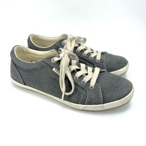 Women Taos Star STA-12844 Dark Gray Canvas Lace Up Sneakers Shoes US 9.5 W EU 40